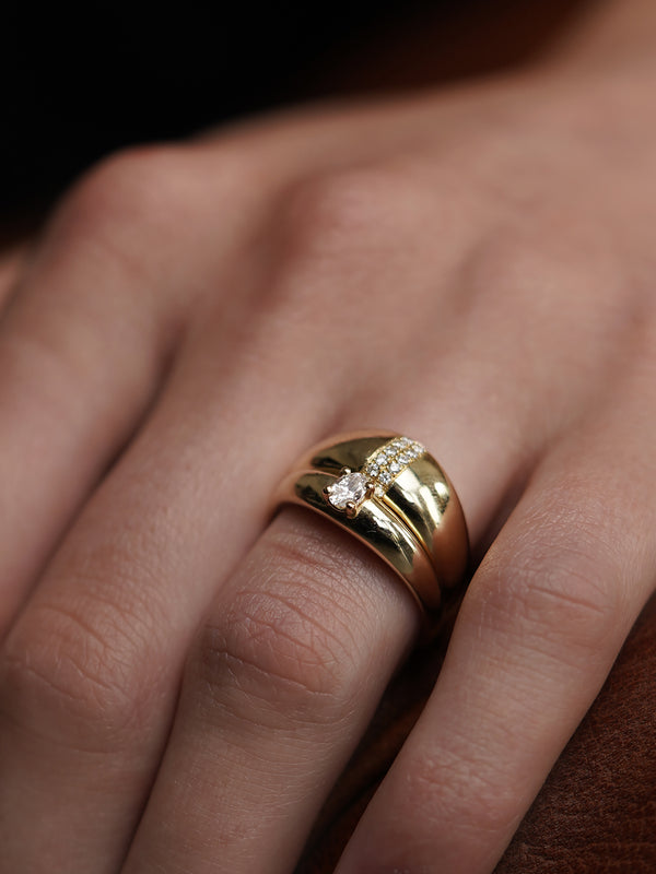 Duet 1 Oval Monroe Rings