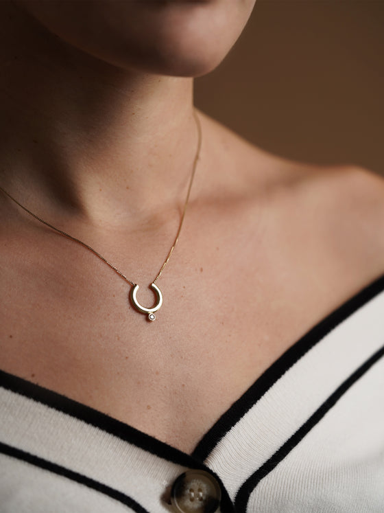 Floating Diamond Necklace