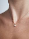 Bezel Diamond Necklace