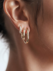  Oval Hoop Earrings