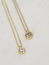 Bezel Diamond Necklace