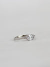 Oval Hug (Horizontal) Engagement Ring