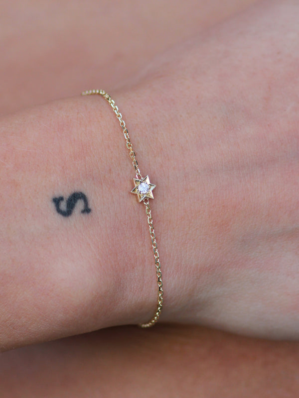 Tiny Magen David Bracelet