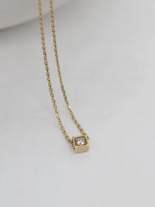  Tiny Chocolate Diamonds Necklace