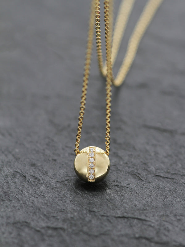Tiny Monroe Pave Necklace