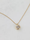 Bezel Lab Diamond Necklace