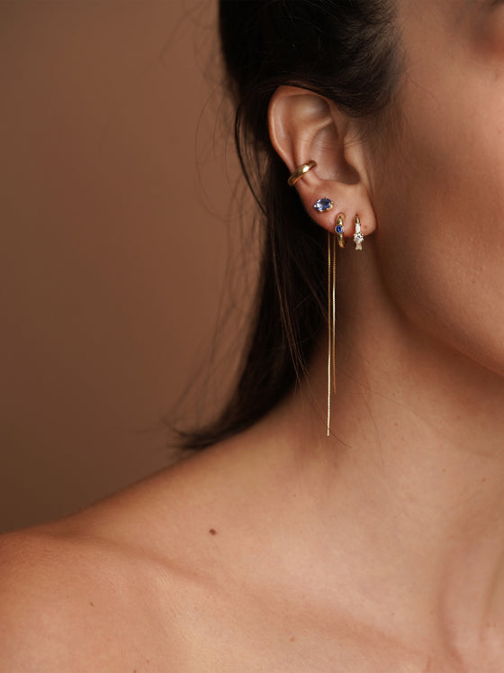 Silk Sapphire earring