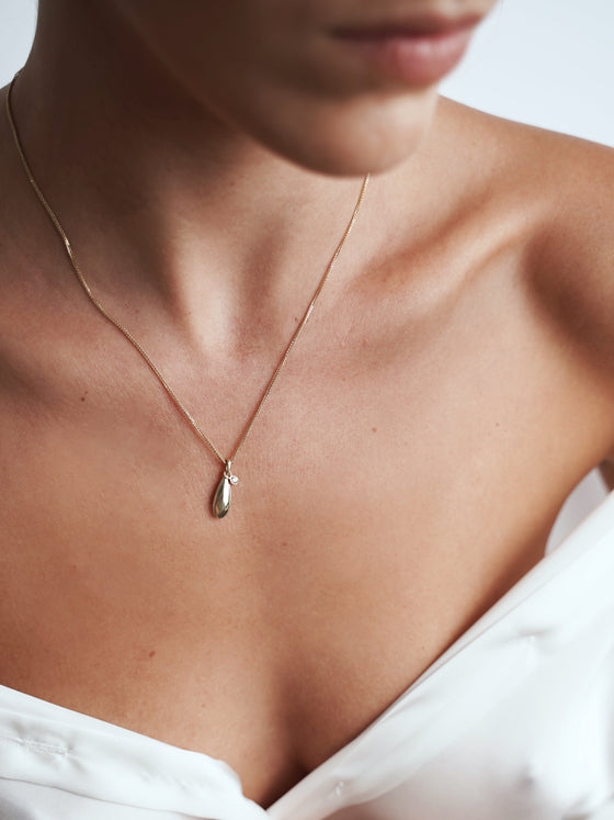 Diamond Drop Necklace