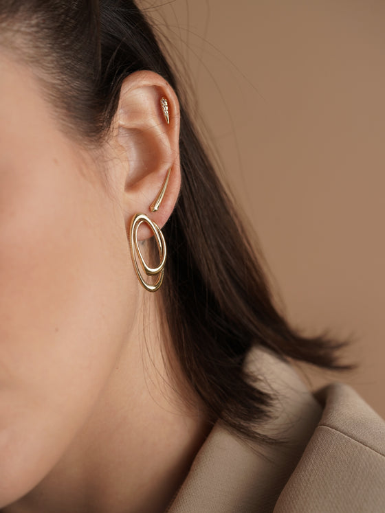 Snake Climber Earring